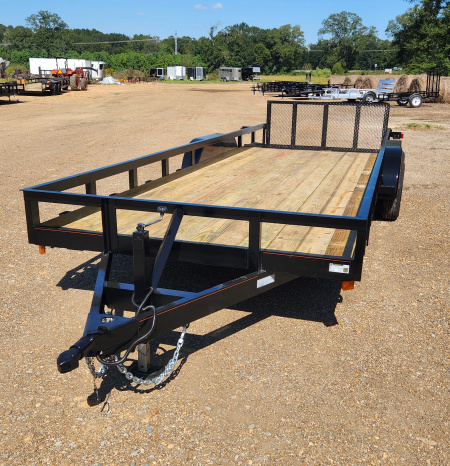 New 2025 Long Run Trailers 7'x22' Gate Dovetail 10k Utility Trailer