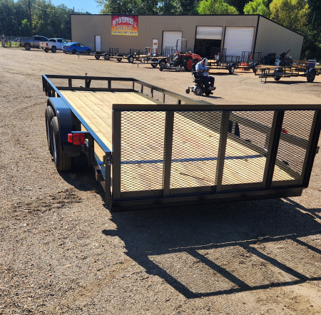 New 2025 Long Run Trailers 7'x22' Gate Dovetail 10k Utility Trailer