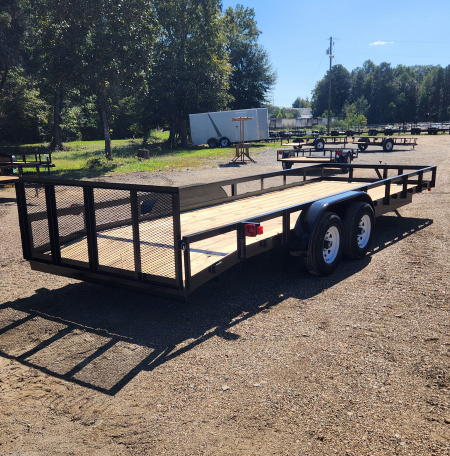 New 2025 Long Run Trailers 7'x22' Gate Dovetail 10k Utility Trailer