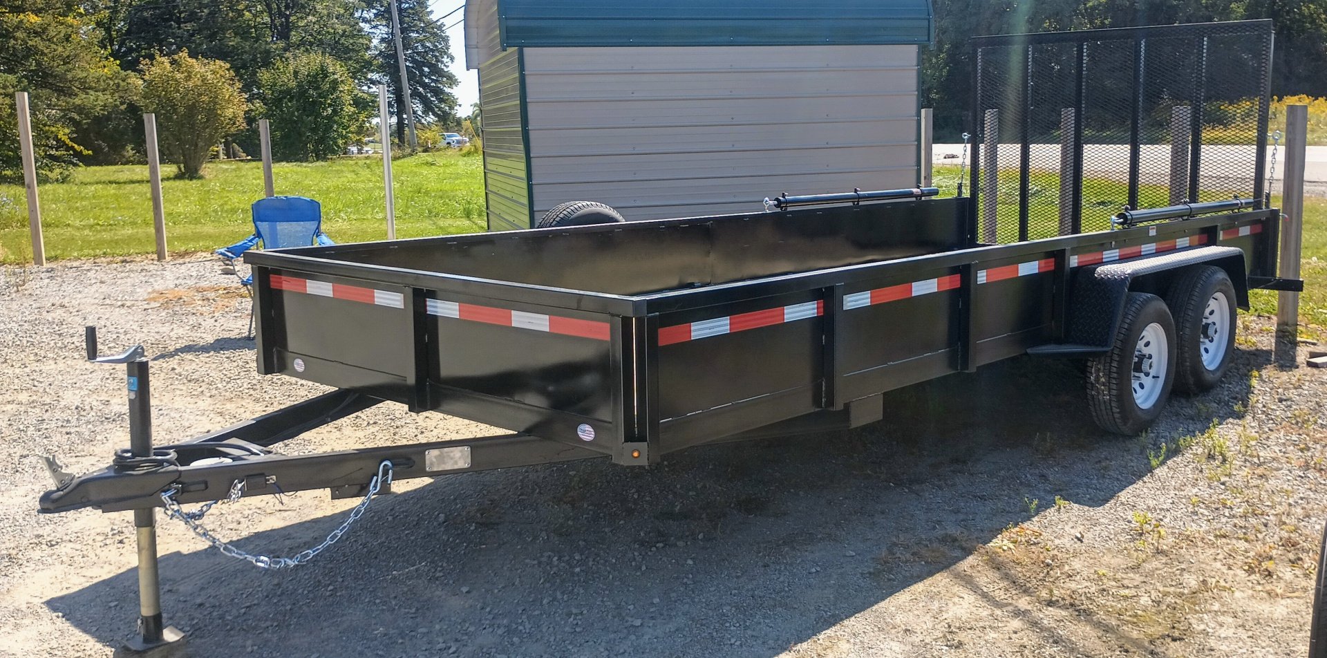 New 2026 7x18 Landscape Utility Trailer