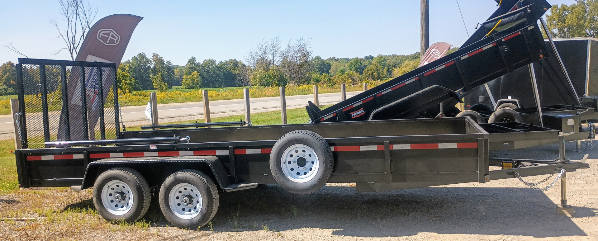 New 2026 7x18 Landscape Utility Trailer