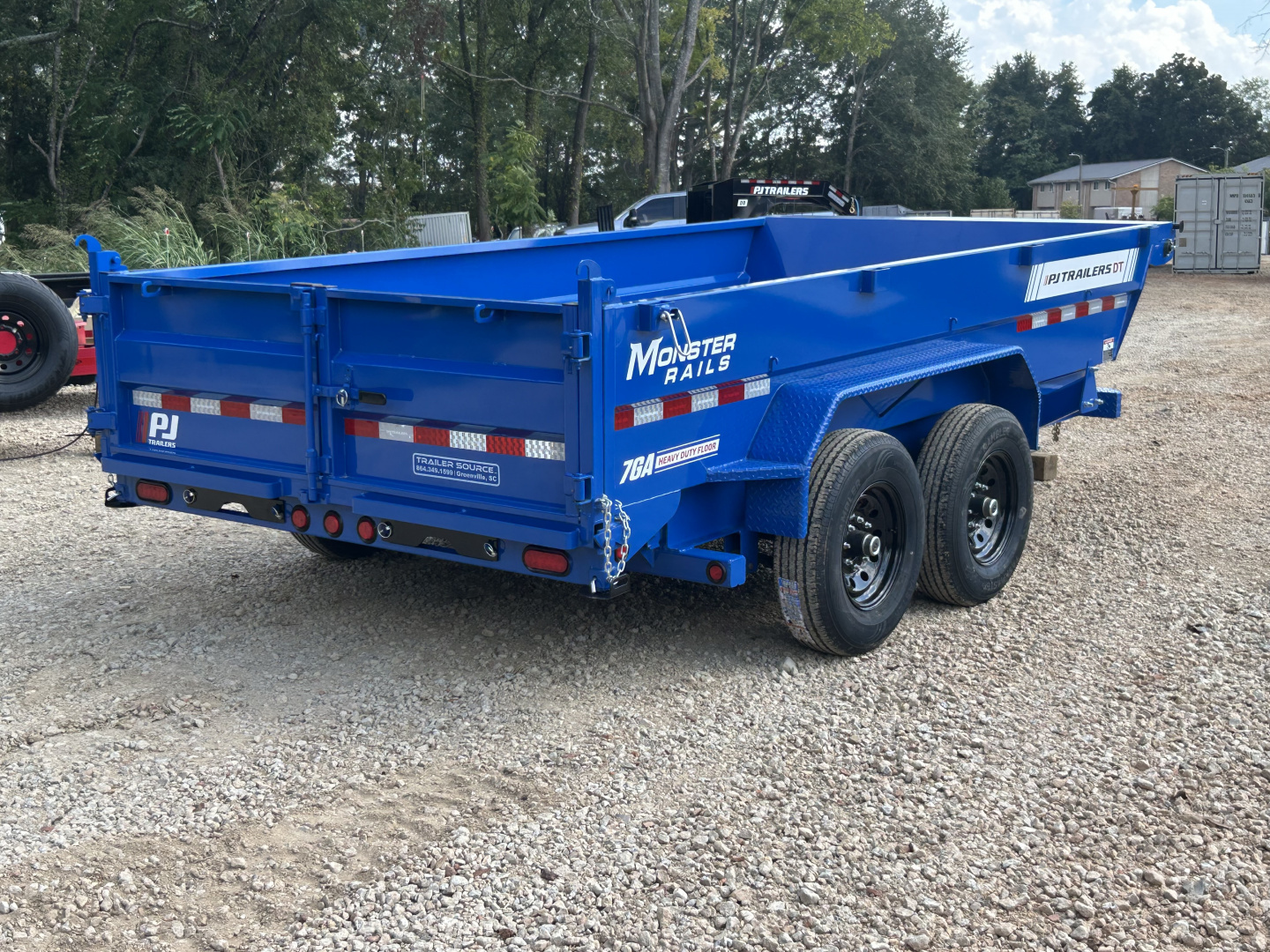 New 2026 PJ Trailers 7x14 15.4K Dump Trailer (DT)