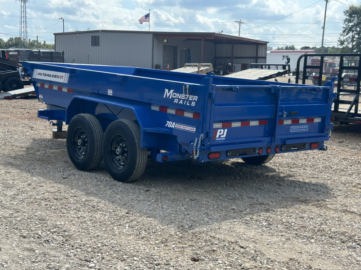 New 2026 PJ Trailers 7x14 15.4K Dump Trailer (DT)