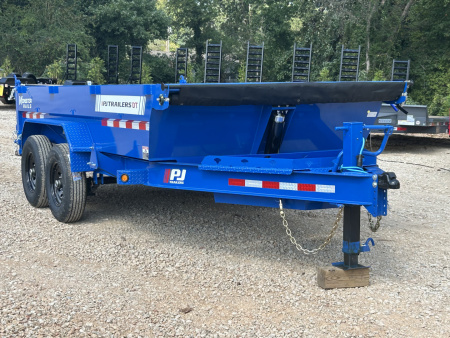 New 2026 PJ Trailers 7x14 15.4K Dump Trailer (DT)