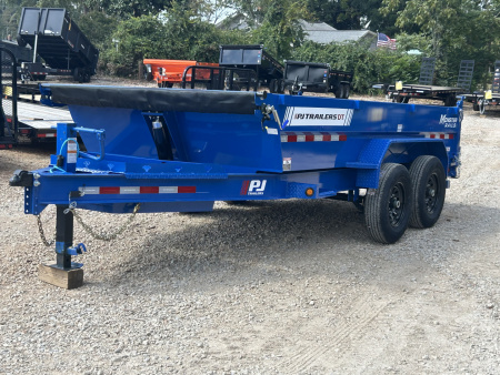 New 2026 PJ Trailers 7x14 15.4K Dump Trailer (DT)