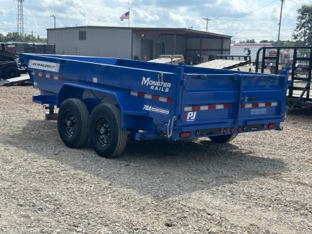 New 2026 PJ Trailers 7x14 15.4K Dump Trailer (DT)