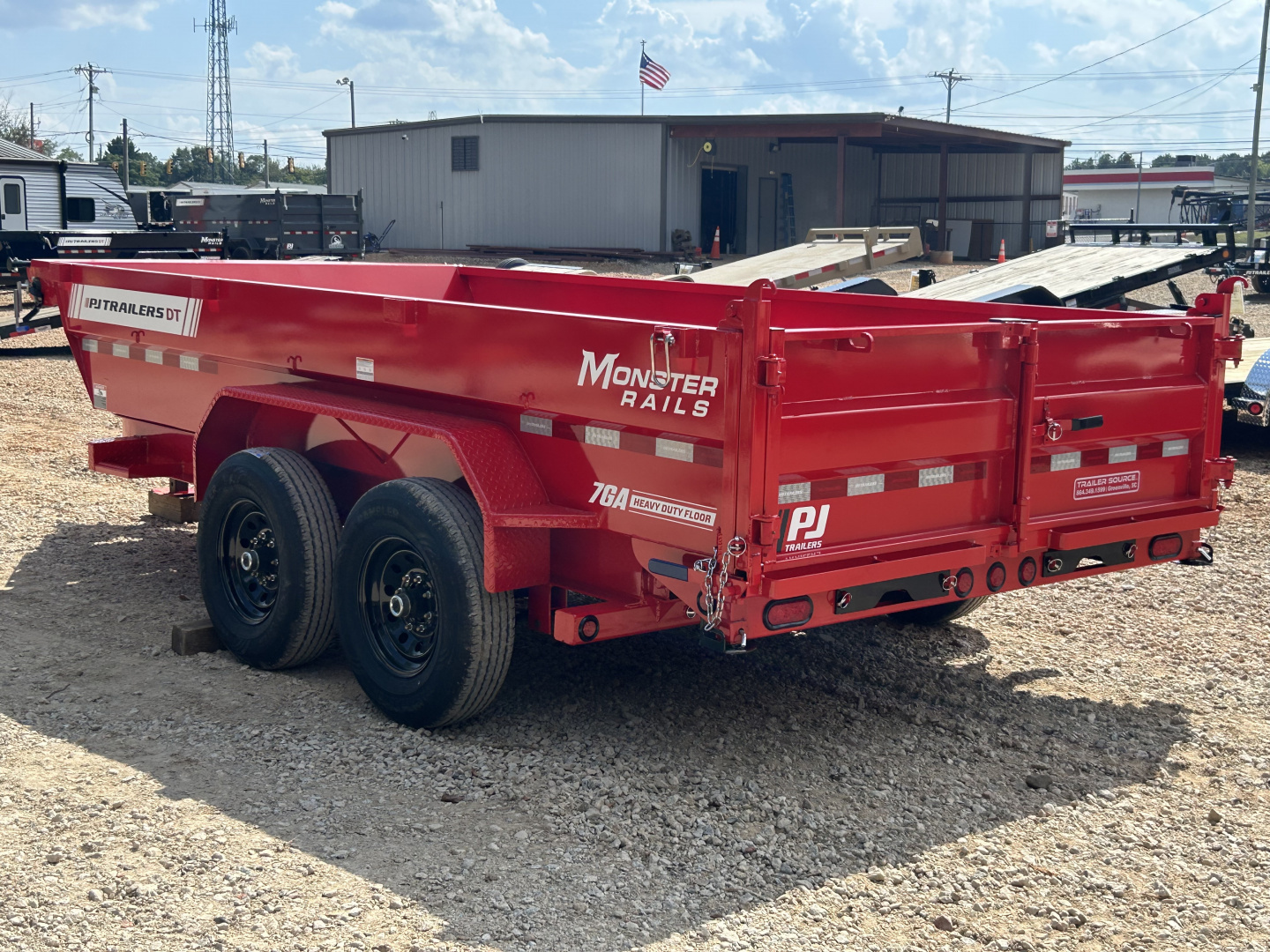 New 2026 PJ Trailers 7x14 15.4K Dump Trailer (DT)
