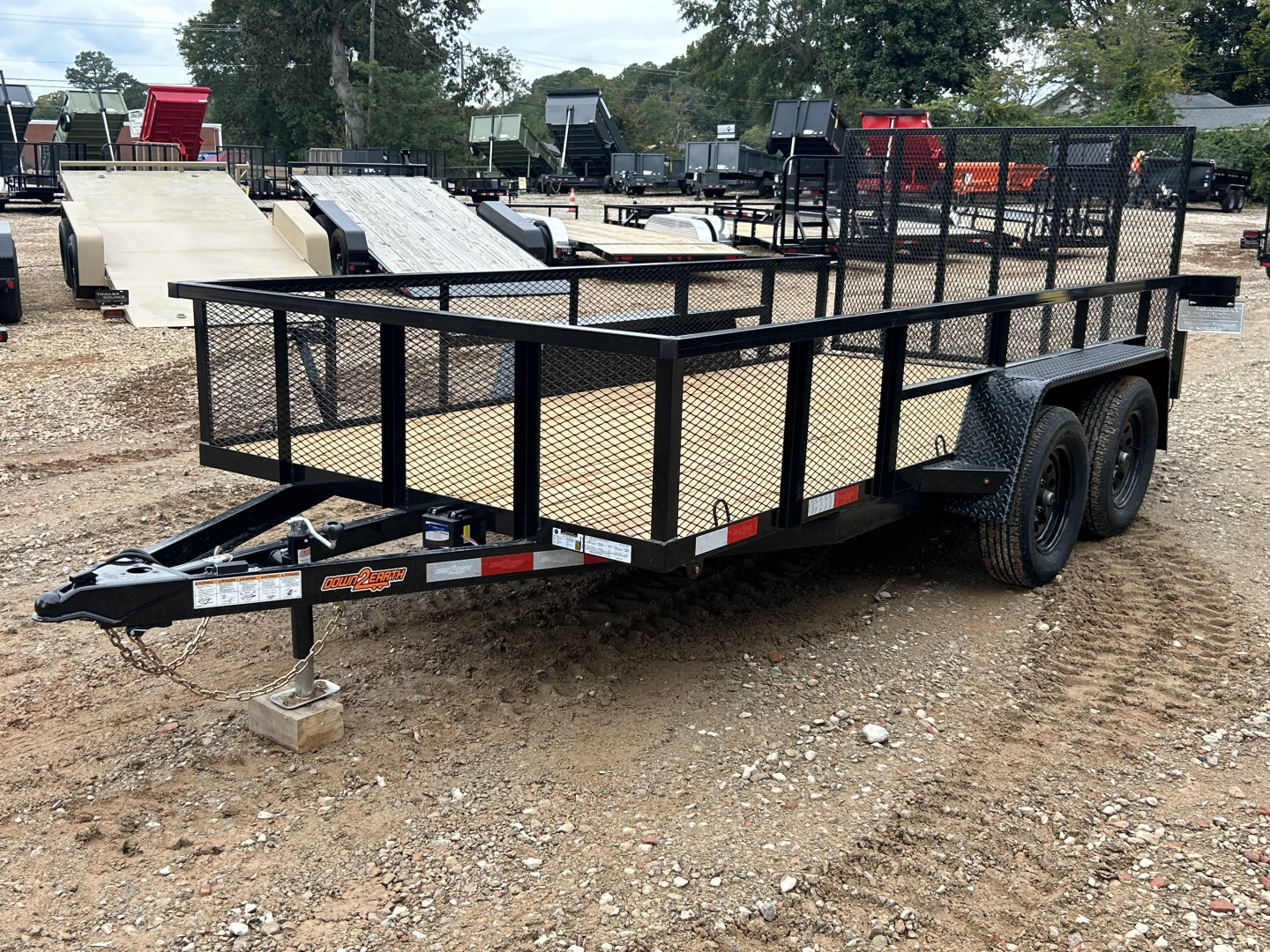 New 2026 Down 2 Earth Trailers 6.5x14 TA 7k Utility Trailer