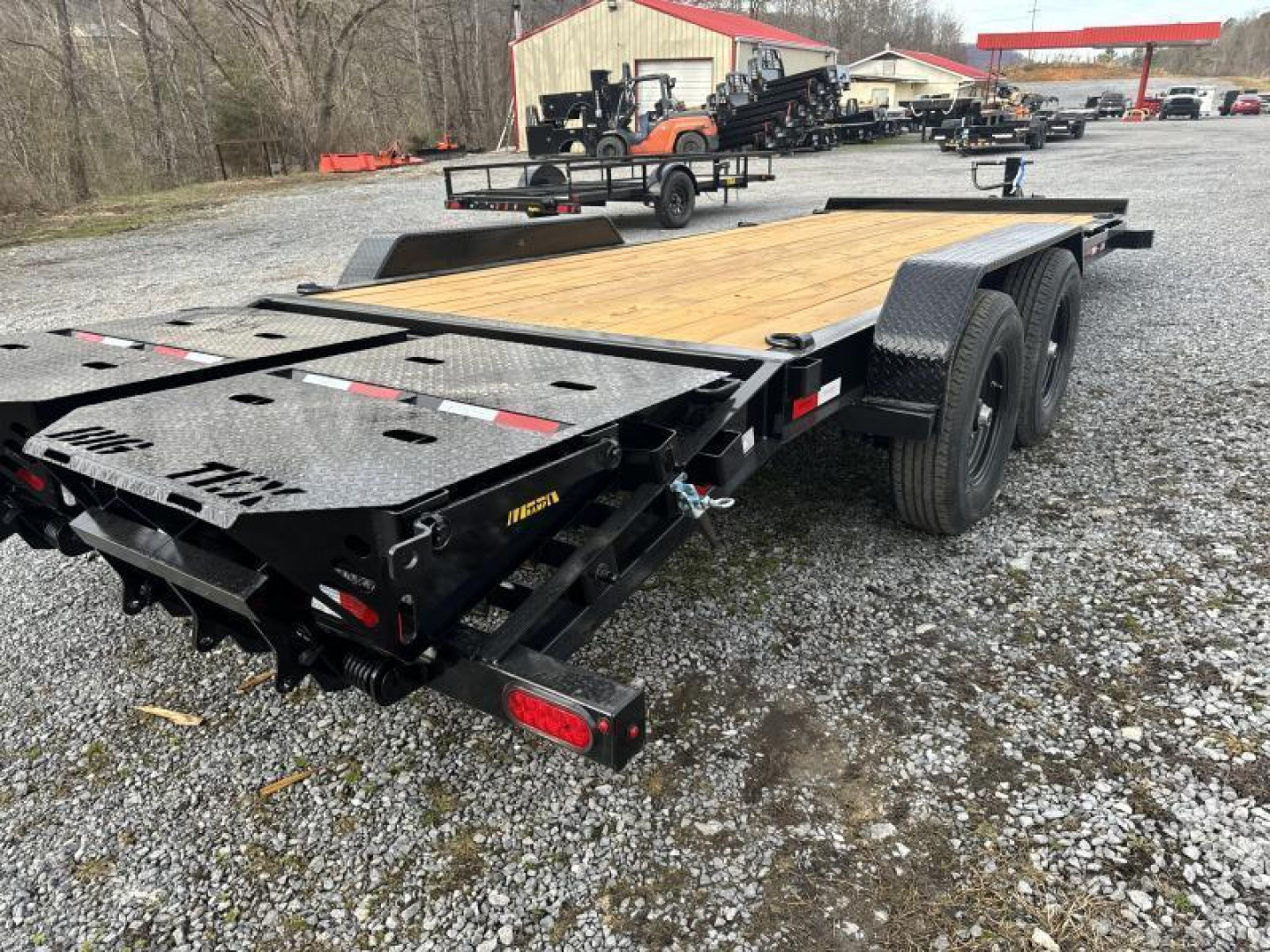 New 2025 Big Tex 14EH Equipment Trailer 15.4K G.V.W.R. Mega RAMPS  18’