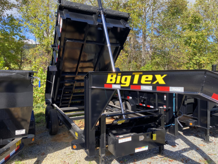 New 2026 Big Tex 14GT TELESCOPIC GOOSENECK DUMP TRAILER 83”X14 TARP RAMPS COMBO GATE