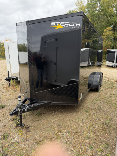 New 2026 Stealth Trailers 7X14 7' INTERIOR BLACKOUT W/RAMP DOOR