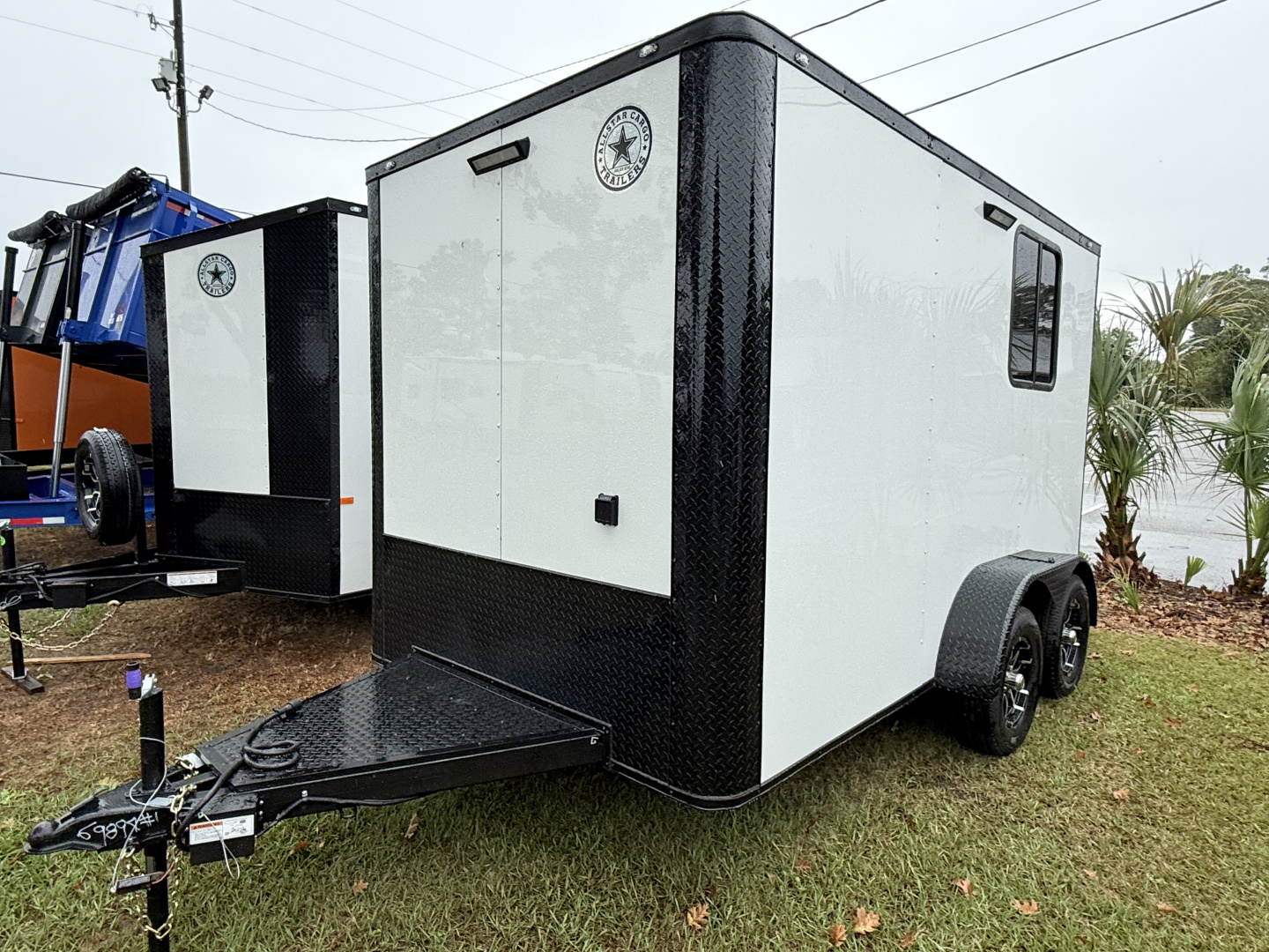 New 2026 Rock Solid Cargo 7x12TA Splicing Trailer