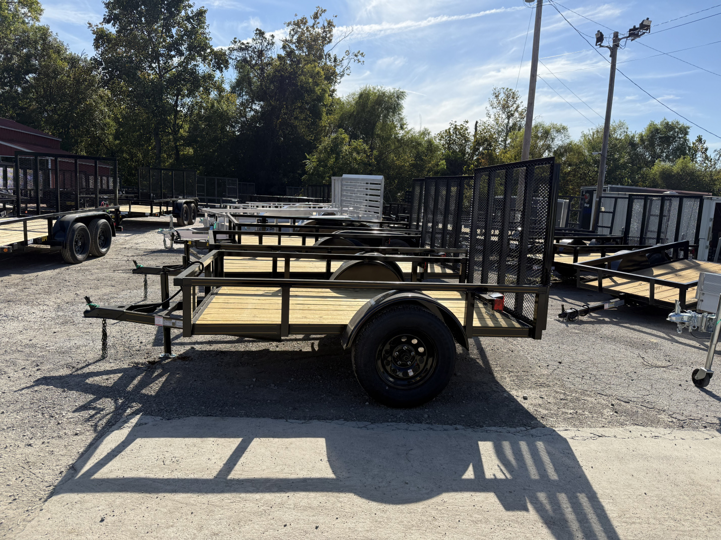 New 2026 P & T Trailers 5X8 AFG Utility Trailer