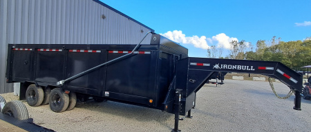 New 2026 Iron Bull DMG0220102-10000 Gooseneck Dump Trailer 25K
