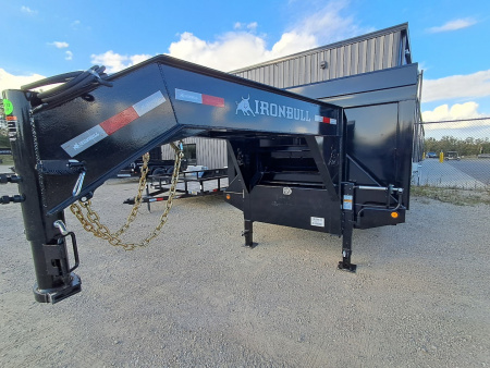 New 2026 Iron Bull DMG0220102-10000 Gooseneck Dump Trailer 25K