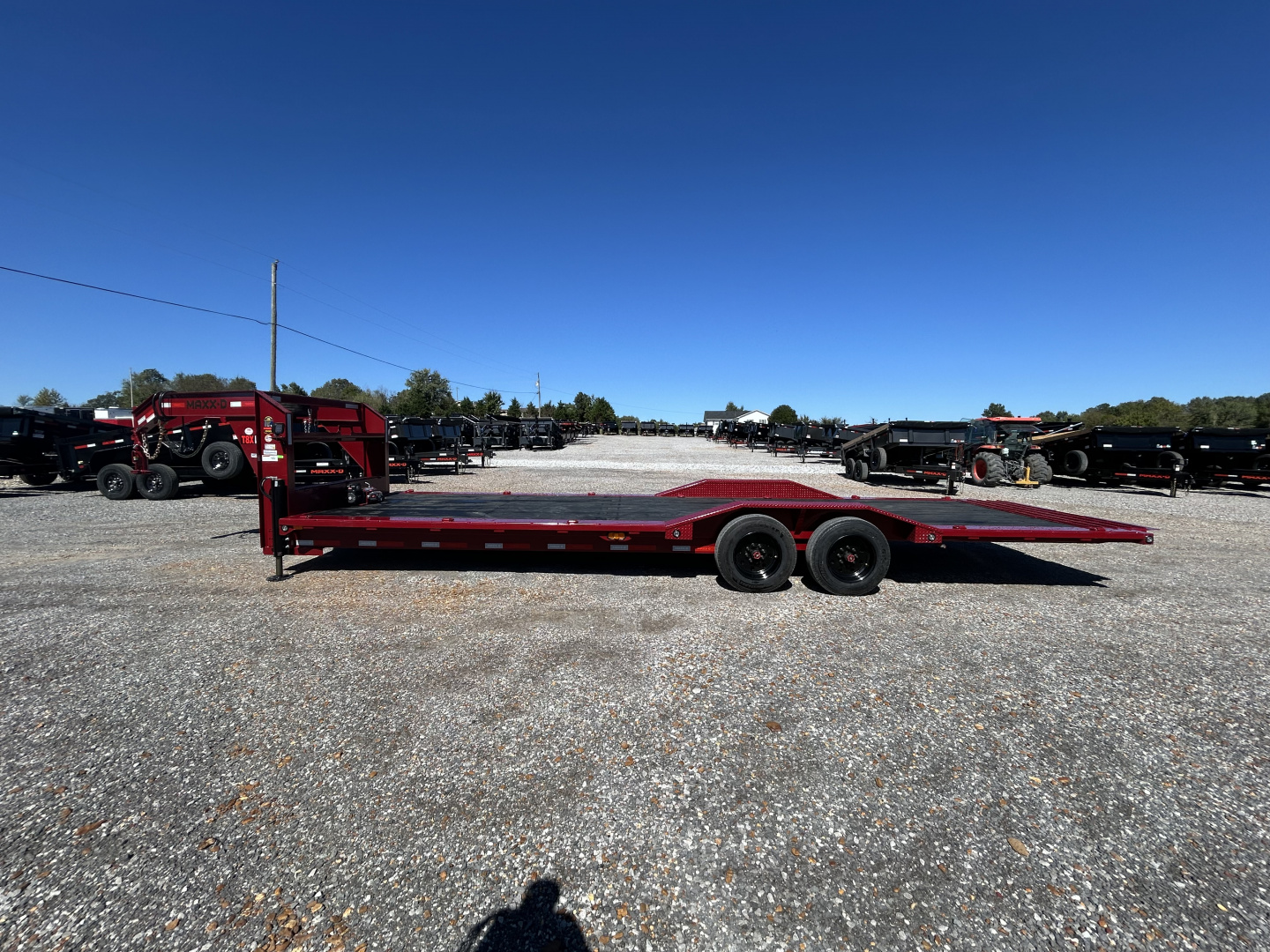 New 2026 MAXXD 102" X 28' 18K Gooseneck Power Tilt Trailer