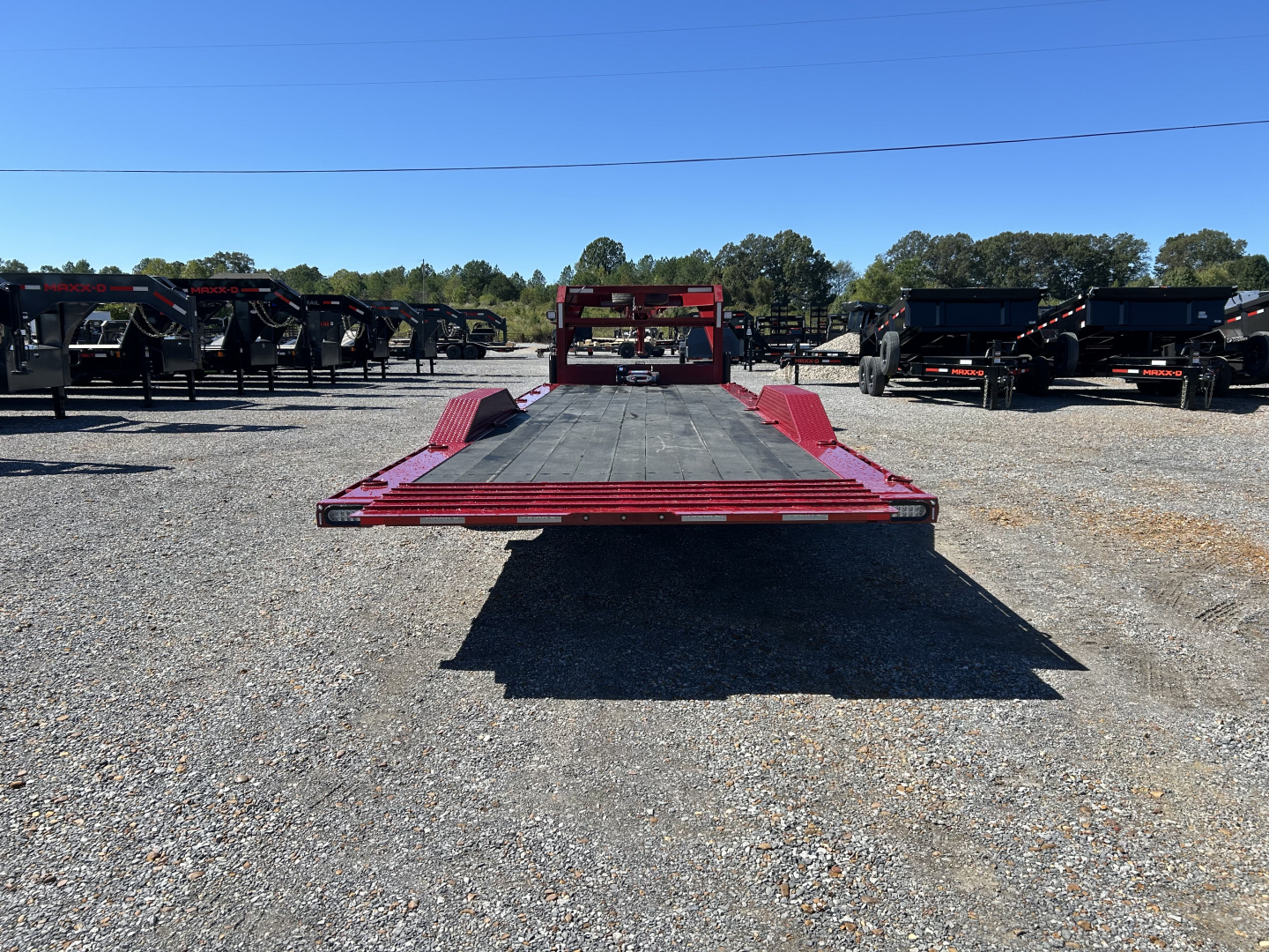 New 2026 MAXXD 102" X 28' 18K Gooseneck Power Tilt Trailer