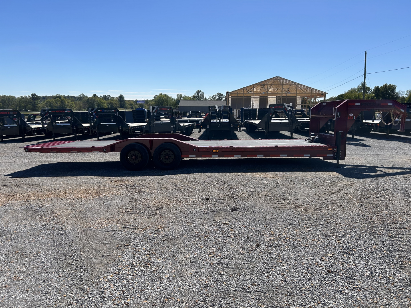New 2026 MAXXD 102" X 28' 18K Gooseneck Power Tilt Trailer