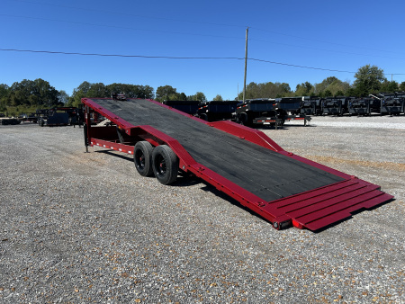 New 2026 MAXXD 102" X 28' 18K Gooseneck Power Tilt Trailer