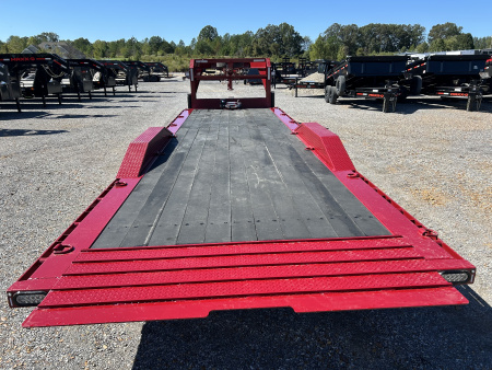 New 2026 MAXXD 102" X 28' 18K Gooseneck Power Tilt Trailer
