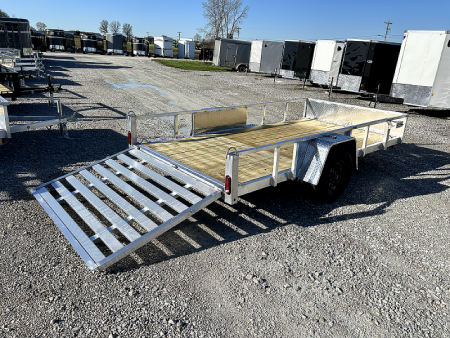 New 2026 QUALITY STEEL AND ALUMINUM 74"x12' Aluminum Utility Trailer