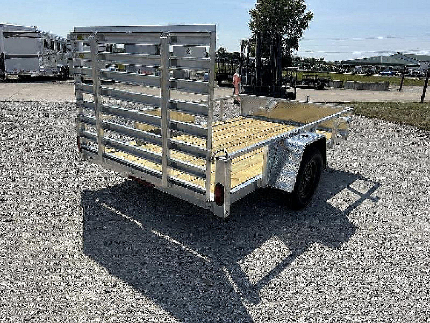 New 2026 QUALITY STEEL AND ALUMINUM 74"x10' Aluminum Utility Trailer