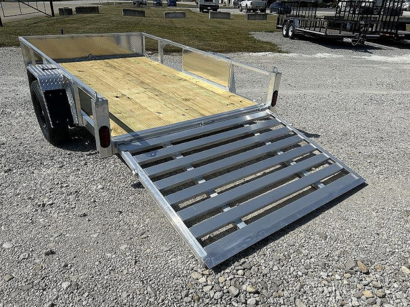 New 2026 QUALITY STEEL AND ALUMINUM 74"x10' Aluminum Utility Trailer