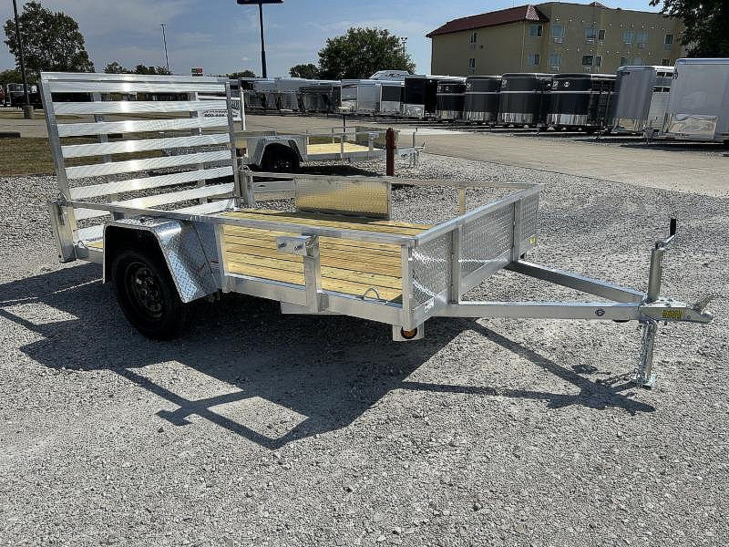 New 2026 QUALITY STEEL AND ALUMINUM 74"x10' Aluminum Utility Trailer