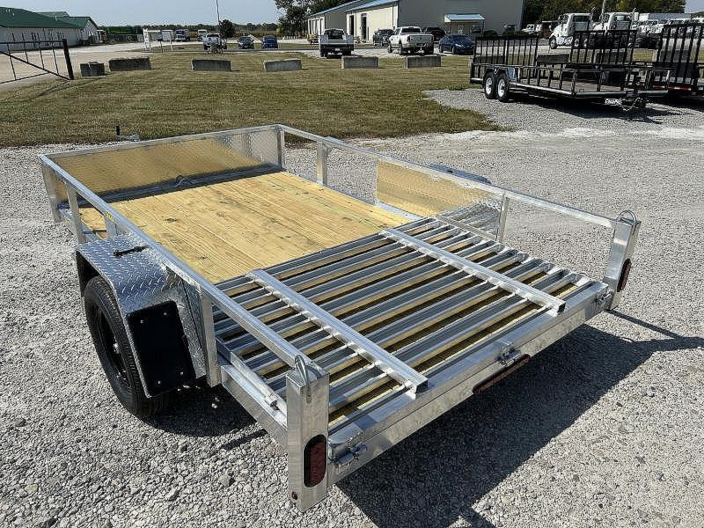 New 2026 QUALITY STEEL AND ALUMINUM 74"x10' Aluminum Utility Trailer