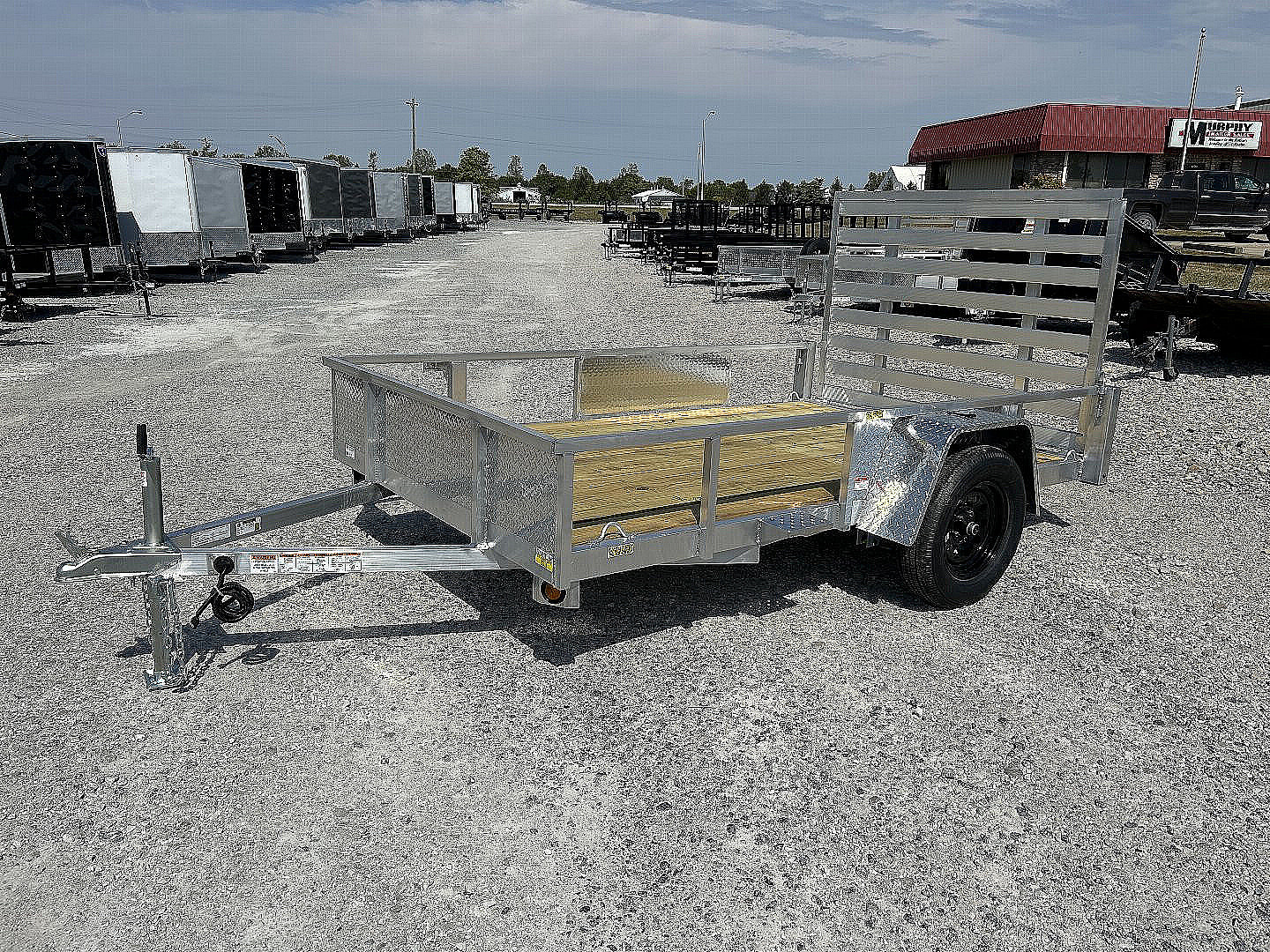New 2026 QUALITY STEEL AND ALUMINUM 74"x10' Aluminum Utility Trailer