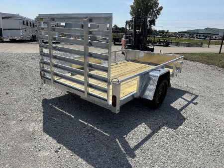 New 2026 QUALITY STEEL AND ALUMINUM 74"x10' Aluminum Utility Trailer