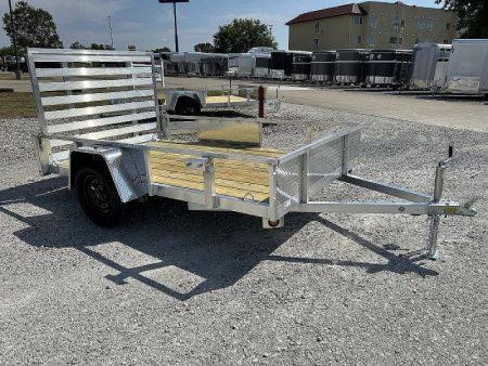 New 2026 QUALITY STEEL AND ALUMINUM 74"x10' Aluminum Utility Trailer