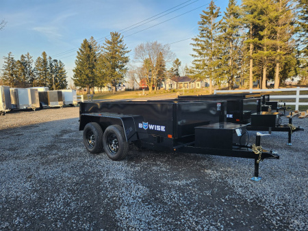 New 2026 BWISE DTR7 60x10 7K Light Duty Tandem Axle Dump Trailer