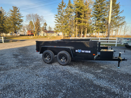 New 2026 BWISE DTR7 60x10 7K Light Duty Tandem Axle Dump Trailer