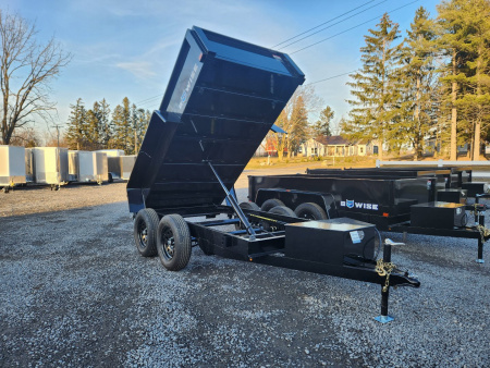 New 2026 BWISE DTR7 60x10 7K Light Duty Tandem Axle Dump Trailer