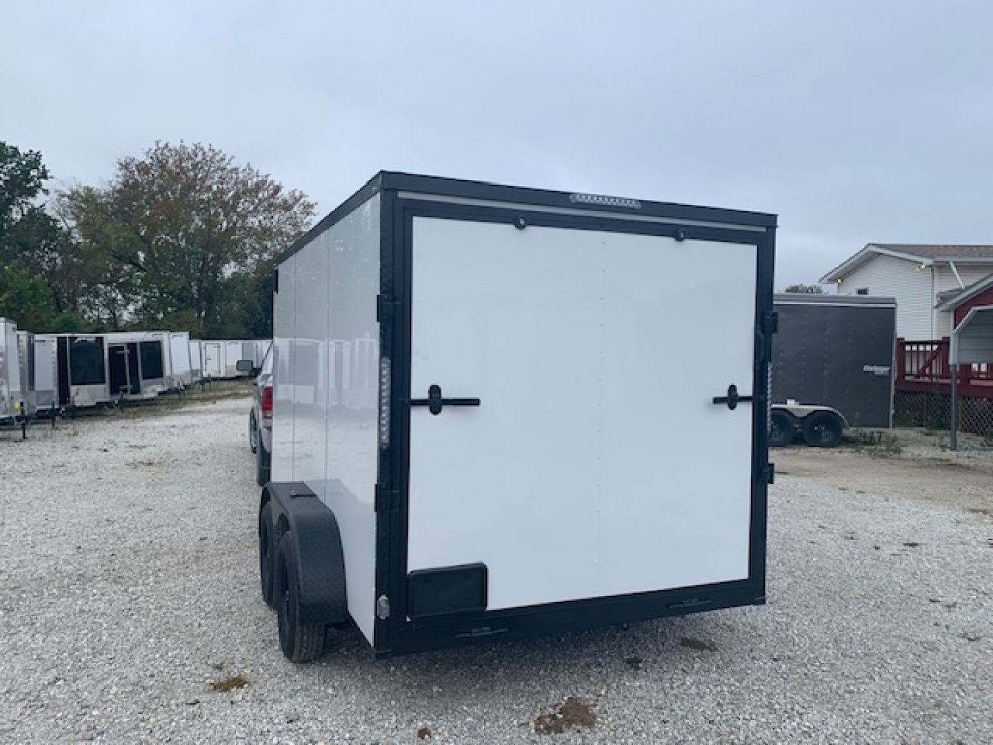 New 2026 Mammoth 7x12 TA Cargo / Enclosed Trailer,6'3" interior height, 35k axles, .080 polycore exterior