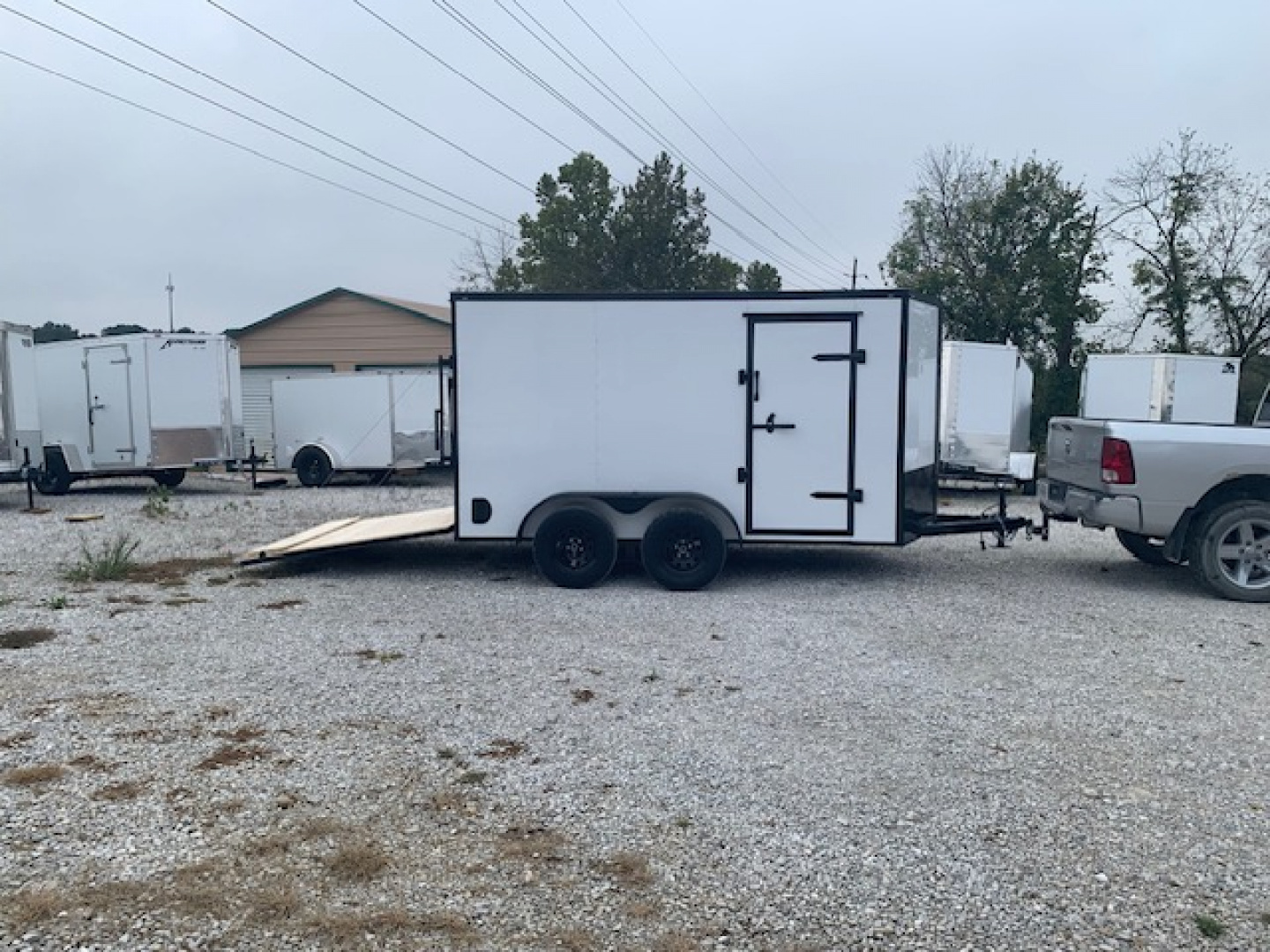 New 2026 Mammoth 7x12 TA Cargo / Enclosed Trailer,6'3" interior height, 35k axles, .080 polycore exterior