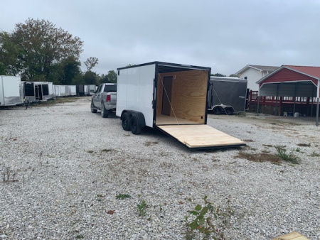 New 2026 Mammoth 7x12 TA Cargo / Enclosed Trailer,6'3" interior height, 35k axles, .080 polycore exterior