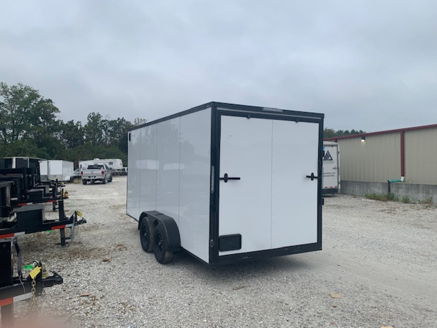 New 2026 Mammoth 7x16 TA Cargo / Enclosed Trailer, 7' interior height , 35k axles, .080 polycore exterior