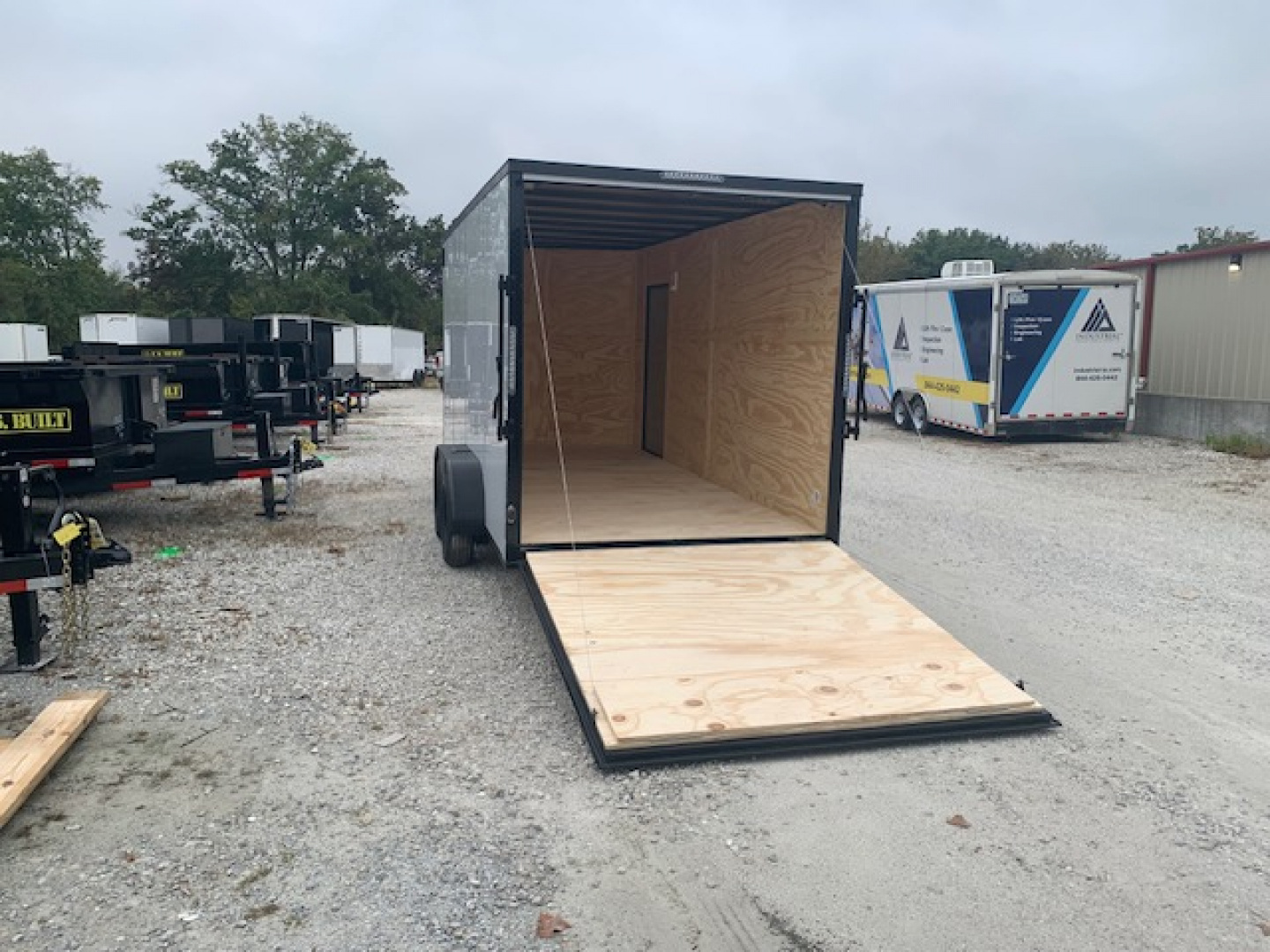 New 2026 Mammoth 7x16 TA Cargo / Enclosed Trailer, 7' interior height , 35k axles, .080 polycore exterior