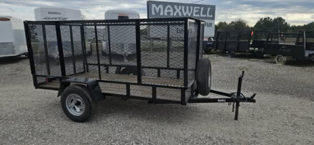 Used 1995 Midwest Industries Inc. 5X10 Utility Trailer