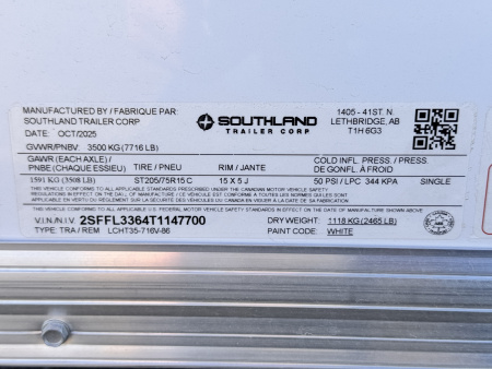 New 2026 Royal Cargo Trailers 7-14-1.5V Enclosed