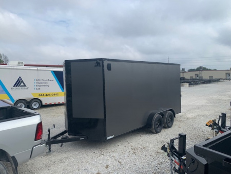 New 2026 Mammoth 7x16 TA Cargo / Enclosed Trailer, 7' interior height , 35k axles, .080 polycore exterior