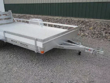 New 2026 76"x12' Bear Track Aluminum Utility Trailer