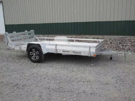 New 2026 76"x12' Bear Track Aluminum Utility Trailer