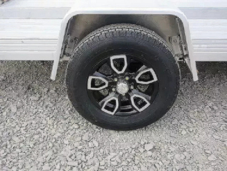 New 2026 76"x12' Bear Track Aluminum Utility Trailer