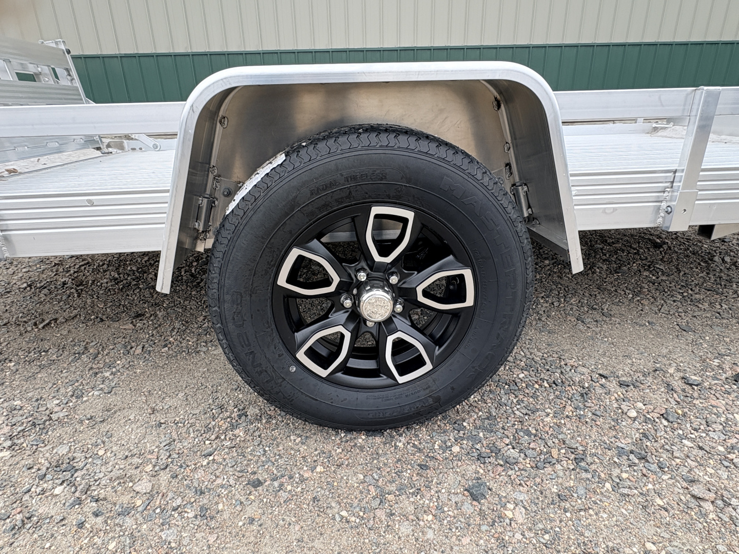 New 2026 76"x12' Bear Track Aluminum Utility Trailer