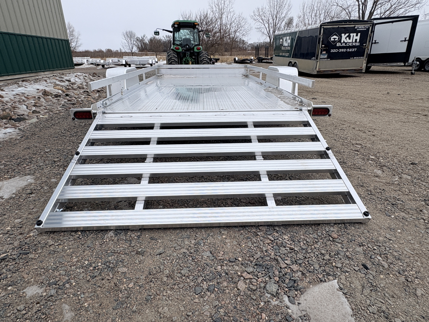 New 2026 76"x12' Bear Track Aluminum Utility Trailer