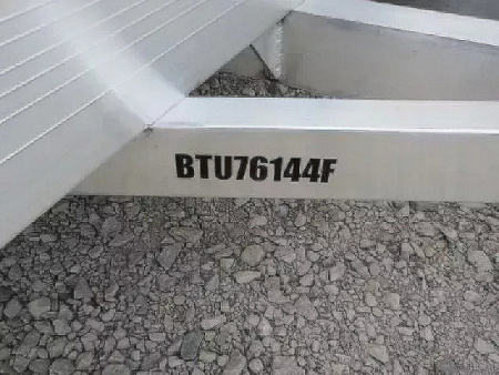 New 2026 76"x12' Bear Track Aluminum Utility Trailer