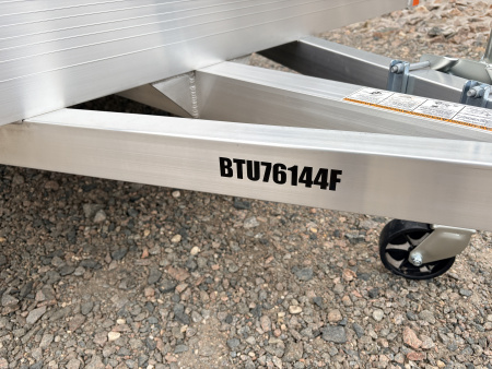 New 2026 76"x12' Bear Track Aluminum Utility Trailer